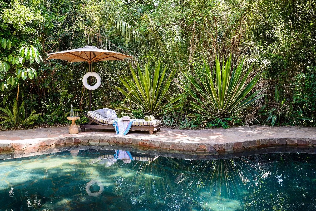 swimming pool at Olanana safari lodge