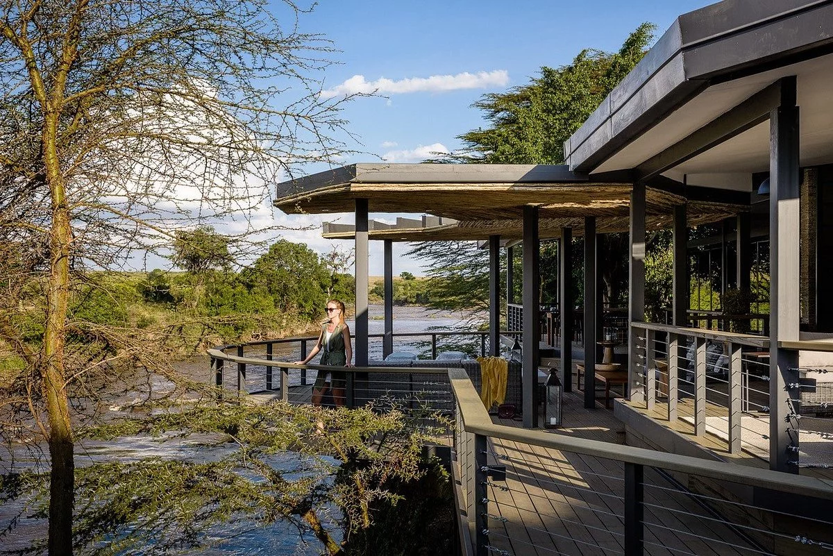 sundowner at Sanctuary Olonana Safari Lodge