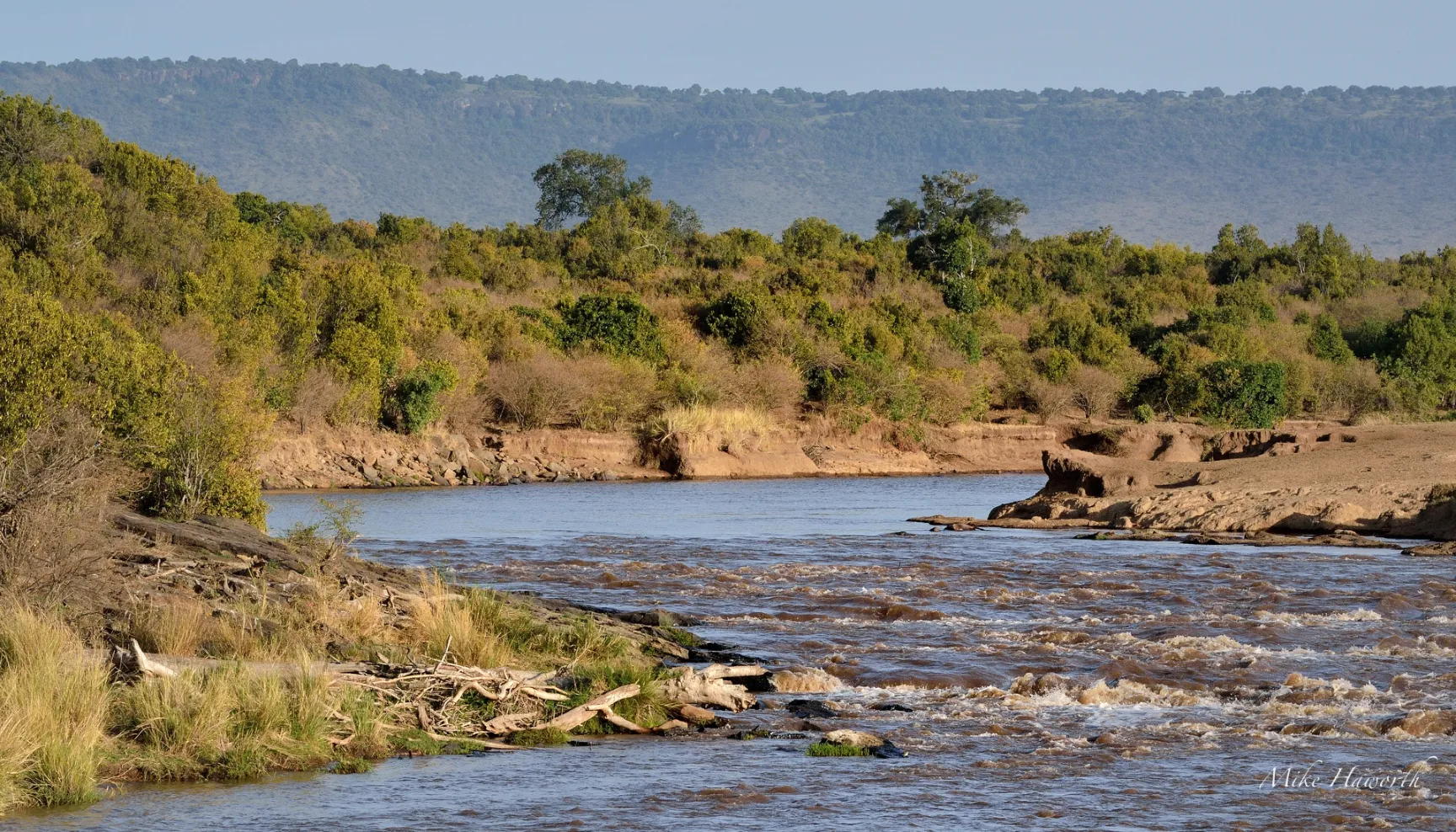 The Mara river in Mara reserve