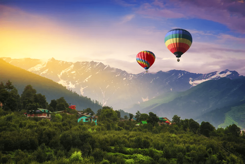 Hot air safari - Manali